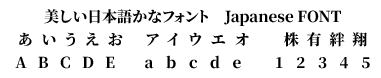 Noto Serif Japanese ExtraBold